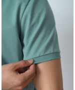 Áo Polo Nam Cotton Trơn 5005 - Xanh Nhạt 2
