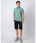 Áo Polo Nam Cotton Trơn 5005 - Xanh Nhạt 2