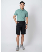 Áo Polo Nam Cotton Trơn 5005 - Xanh Nhạt 2