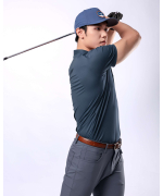 Áo Polo Nam Thể Thao Seamless Co Giãn 5003 - Xanh Đậm
