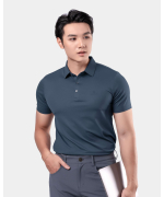 Áo Polo Nam Thể Thao Seamless Co Giãn 5003 - Xanh Đậm