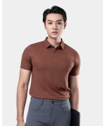 Áo Polo Nam Thể Thao Seamless Co Giãn 5003 - Cam