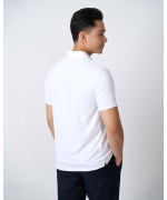 Áo Polo Nam Thể Thao Seamless Co Giãn 5003 - Trắng