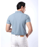 Áo Polo Nam Thể Thao Seamless 5004 - Xanh Nhạt