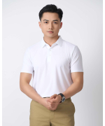 Áo Polo Nam Thể Thao Seamless 5004 - Trắng