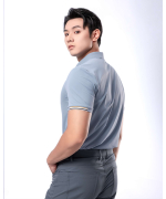 Áo Polo Thể Thao Nam Co Giãn 5006 - Xanh Da Trời