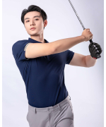 Áo Polo Thể Thao Nam Co Giãn 5006 - Xanh Tím Than