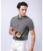 Áo Polo Thể Thao Nam Co Giãn 5006 - Ghi