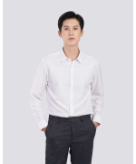 Áo Sơ Mi Dài Tay Nam Màu Trắng 5001W