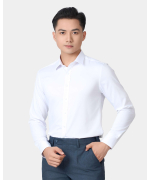 Áo Sơ Mi Dài Tay Nam Màu Trắng AS/WH/25/A2-1