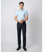 Áo Sơ Mi Ngắn Tay Nam Co Giãn Premium 5026A