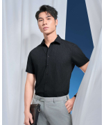 Áo Sơ Mi Ngắn Tay Nam Họa Tiết 5031 - Đen