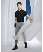 Áo Sơ Mi Ngắn Tay Nam Họa Tiết 5031 - Đen