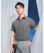Áo Sơ Mi Ngắn Tay Nam Họa Tiết 5031 - Ghi
