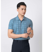 Áo Sơ Mi Ngắn Tay Nam Kẻ Ô 5018A
