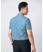 Áo Sơ Mi Ngắn Tay Nam Kẻ Ô 5018A
