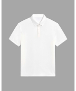 Áo Polo Nam Cotton Trơn 5005 - Trắng