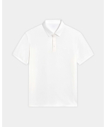 Áo Polo Nam Cotton Trơn 5005 - Trắng