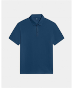 Áo Polo Nam Cotton Trơn 5005 - Xanh Tím Than