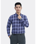 Áo Sơ Mi Dài Tay Nam Kẻ 3060