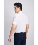 Áo Sơ Mi Ngắn Tay Nam Màu Trắng 5001W