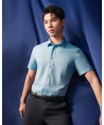 Áo Sơ Mi Ngắn Tay Nam In Họa Tiết 5016 - Xám Nhạt