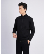 Bộ Nỉ Nam Khóa Kéo 2003 - Đen