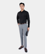 Áo Sơ Mi Dài Tay Nam Màu Đen  AS26A0309