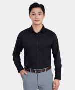 Áo Sơ Mi Dài Tay Nam Màu Đen  AS26A0309