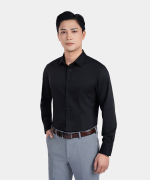 Áo Sơ Mi Dài Tay Nam Màu Đen  AS26A0309