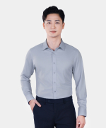Áo Sơ Mi Nam Dài Tay Nam Màu Ghi  ASAR26A0332