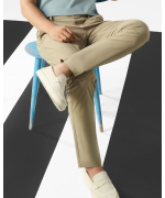 Quần Dài Kaki Nam Co Giãn 5003 - Nâu
