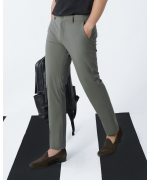Quần Dài Kaki Nam Co Giãn 5003 - Xanh Rêu