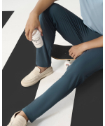 Quần Dài Kaki Nam Co Giãn 5003 - Xanh Nhạt