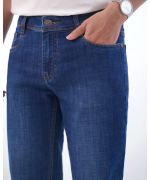 Quần Jeans Nam Màu Xanh Co Giãn 5001A