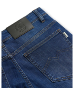 Quần Jeans Nam Màu Xanh Co Giãn 5001A
