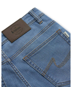 Quần Jeans Nam Màu Xanh Nhạt Co Giãn 5002A