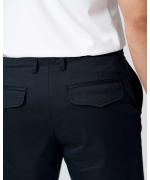 Quần Short Nam Trơn Cotton 5004 - Xanh Tím Than