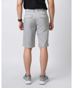 Quần Short Nam Trơn Cotton 5004 - Ghi