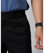 Quần Short Nam Trơn Cotton 5004 - Đen