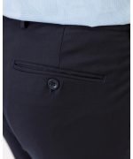 Quần Âu Nam Cạp Chun 3008 - Xanh Tím Than