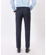 Quần Âu Nam Cạp Chun 3008 - Xanh Tím Than