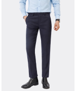 Quần Âu Nam Cạp Chun 3008 - Xanh Tím Than