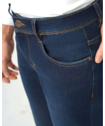 Quần Jean Nam Dáng Suông Màu Xanh Dương 4018A