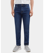 Quần Jeans Nam Basic Dáng Slim 4011 - Xanh Đậm