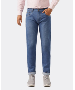 Quần Jeans Nam Basic Màu Xanh 3008