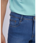 Quần Jeans Nam Basic Màu Xanh Sáng 2005