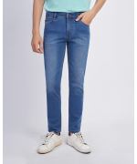 Quần Jeans Nam Basic Màu Xanh Sáng 2005