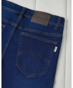 Quần Jeans Nam Dáng Regular Màu Xanh Co Giãn 5004A