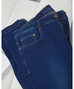 Quần Jeans Nam Dáng Regular Màu Xanh Co Giãn 5004A